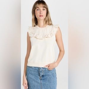 Clare V. Charlotte Sweatshirt Vest